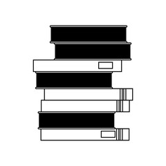 pile of books icon image vector illustration design 