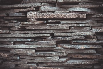 Stone wall. Outdoor background natural stone. Macro shot.