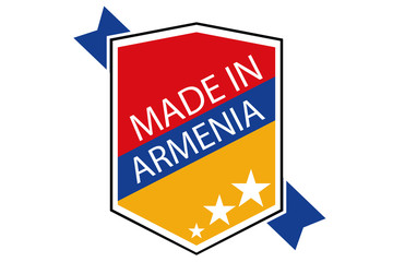 Made in Armenia logo, vector