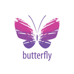 vector butterfly logo