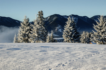 winter mountain landscape