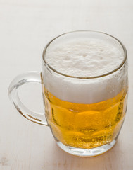 beer on white