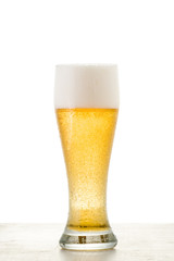 beer on white