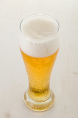 beer on white