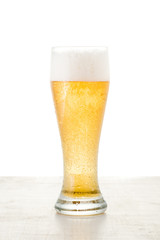 beer on white