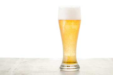 beer on white