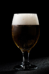 beer on black