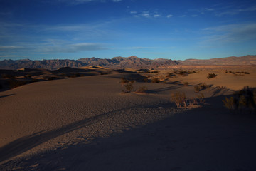 Fototapeta na wymiar Sand dunes, Death Valley National Park.