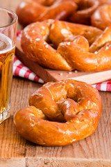 Bavarian pretzels. 