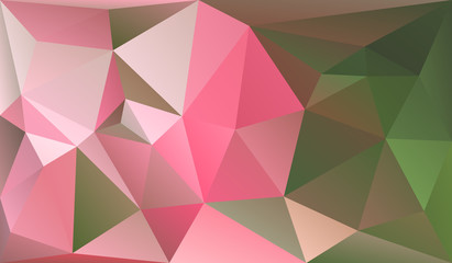 Low poly digital triangular background