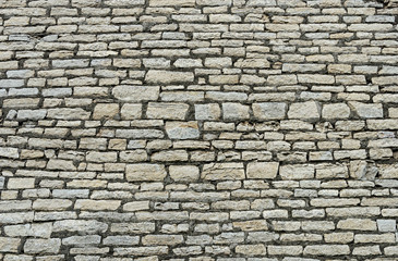 Gray stone wall background