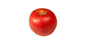 Red apple isolated on white background