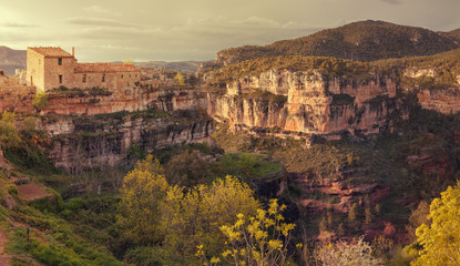 Siurana village in the province of Tarragona, Spain