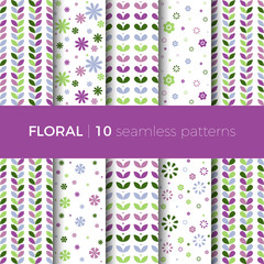 Floral colorful patterns