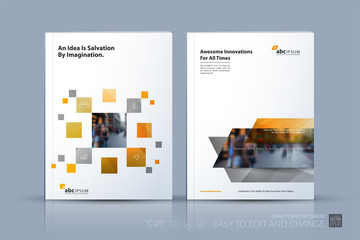 Business vector template. Brochure layout, cover modern design a