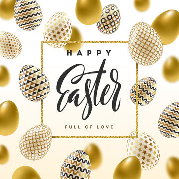 Easter vector greeting card