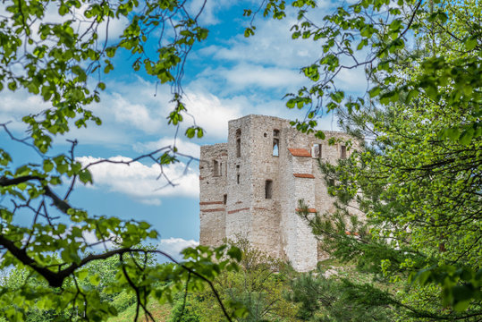 Castle ruins in Kazimierz Dolny, Poland
