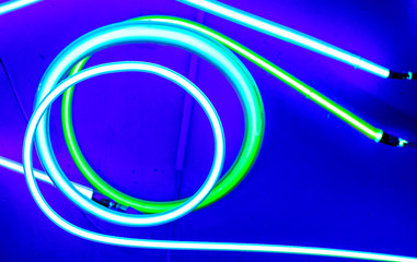 neon circles