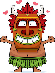 Cartoon Witch Doctor Hug