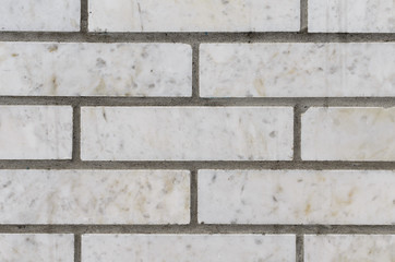 Grey brick wall for background and texture.