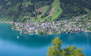 Alpine City Zell am See, Salzburg, Austria © auergraphics
