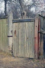 Старый забор и калитка