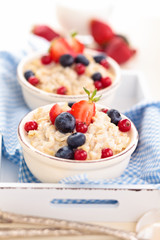 Healthy breakfast concept.