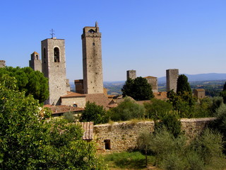 Fototapeta na wymiar San Gimignano, Toskania, Włochy