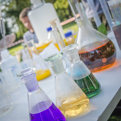 outdoor chemical laboratory for kids