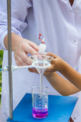 chemical experiment - chemistry for children