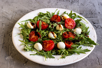 Fresh salad with arugula