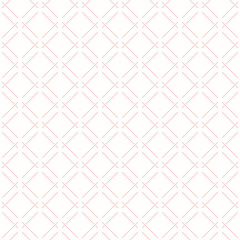 Geometric dotted vector pink pattern. Seamless abstract modern texture for wallpapers and backgrounds