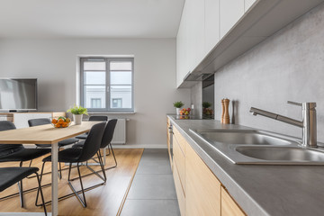 Kitchen and dining room