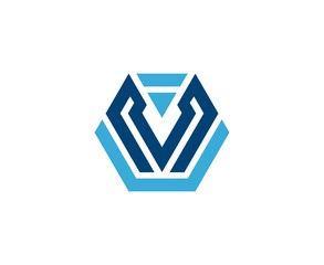 V  logo letter