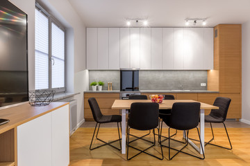 Modern and open kitchen