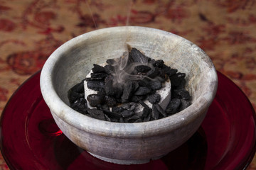 Styrax is a natural resin obtained from the Liquidambar bark. In ancient times this was the most important incense material. The scent of the black Styrax is strong and has an intensive vanilla aroma.