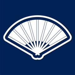 Japanese Folding Fan - Illustration