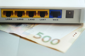 money wi-fi router