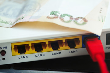 money wi-fi router