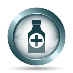Pills bottle  icon