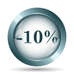 10 percent discount icon