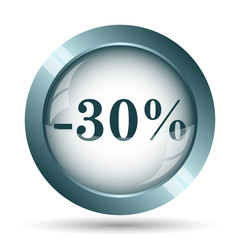 30 percent discount icon