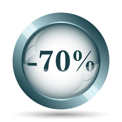 70 percent discount icon