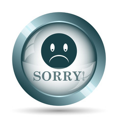 Fototapeta premium Sorry icon