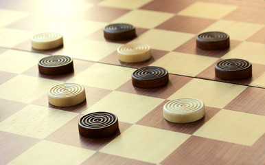 Obraz na płótnie Canvas checkers game