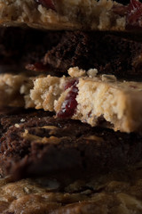 Sweet healthy cookies with hazelnuts