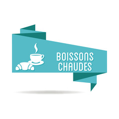 Logo boissons chaudes.