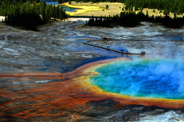 Grand Prismatic Pool at Yellowstone National Park