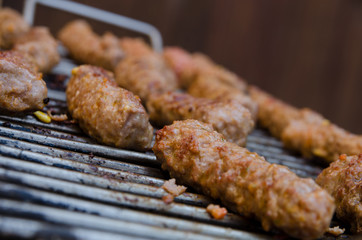 Meatballs on gril