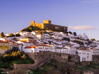 Cityscape of Mertola in Portugal
